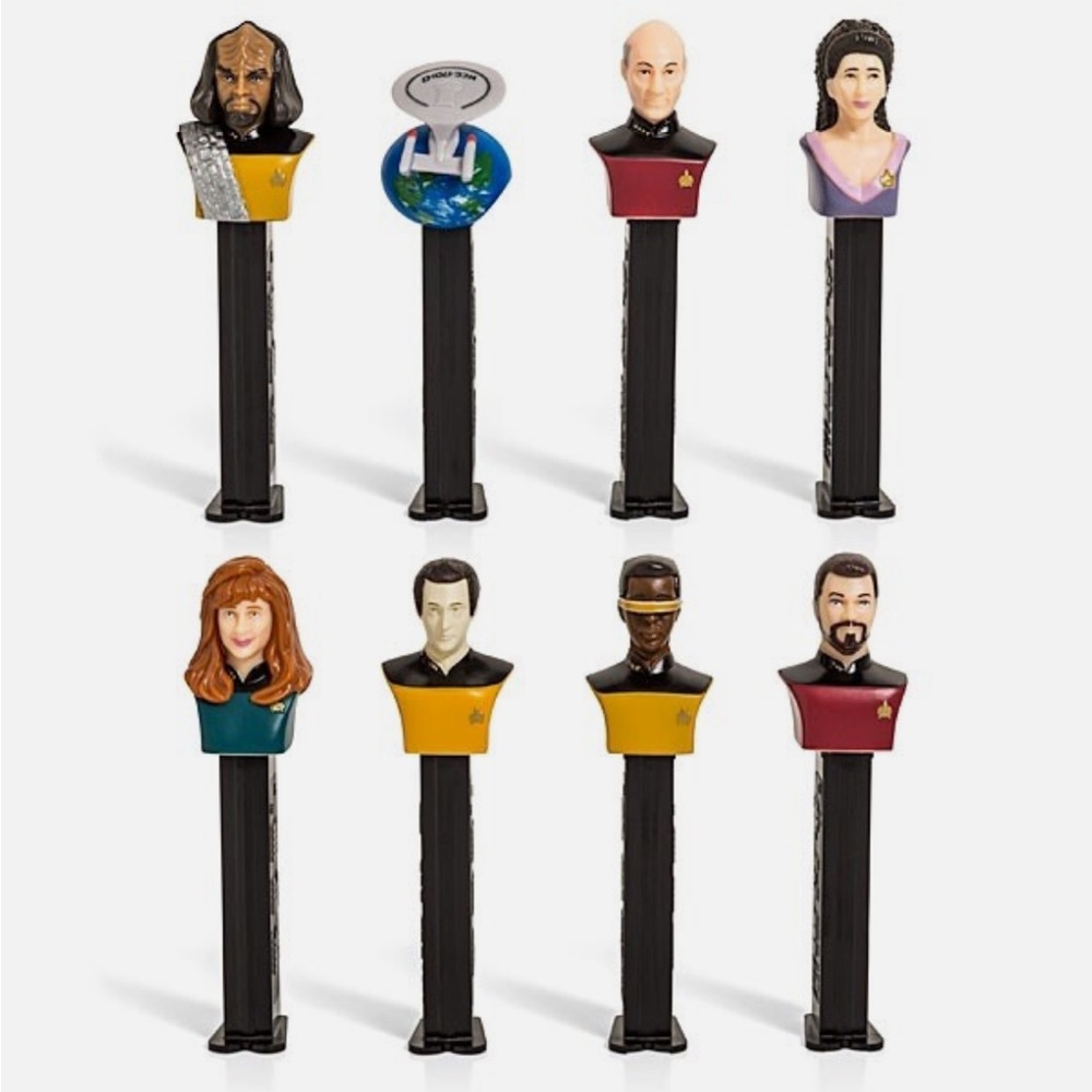 TNG 2012 Star Trek Next Generation Character Pez Dispensers Set 25YR Anniversary